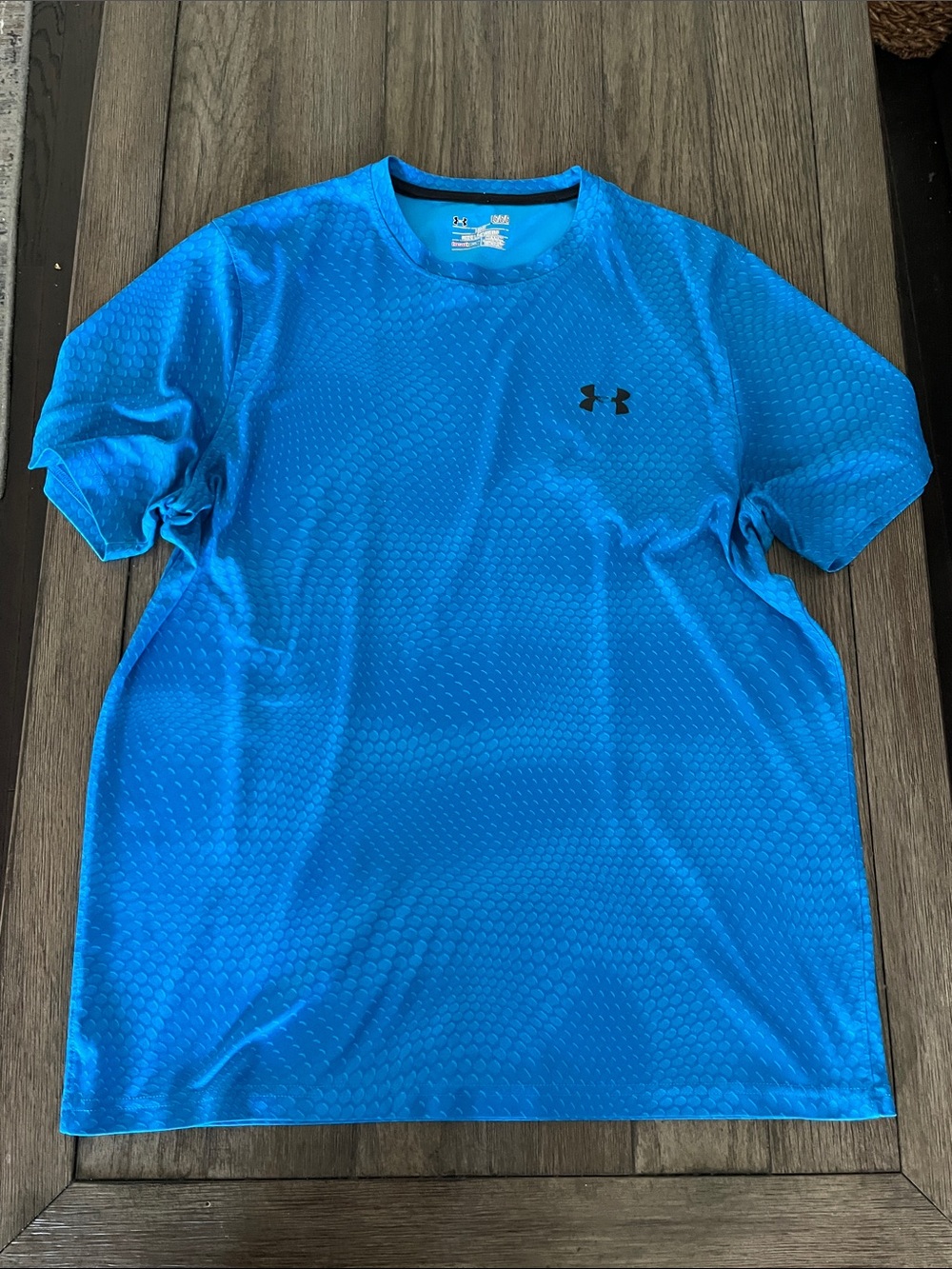 Under Armour Men’s Short Sleeve Performance Tee - Bright Blue with Black Logo